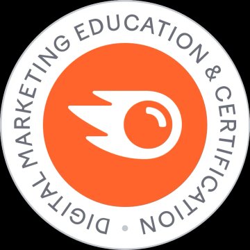 SEO certification badge